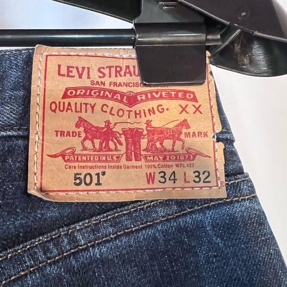 Men's Dark Blue Jeans - Picture 5 of 7